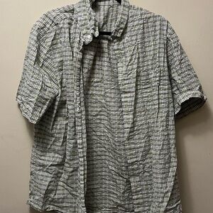 Men's Green Plaid Shirt